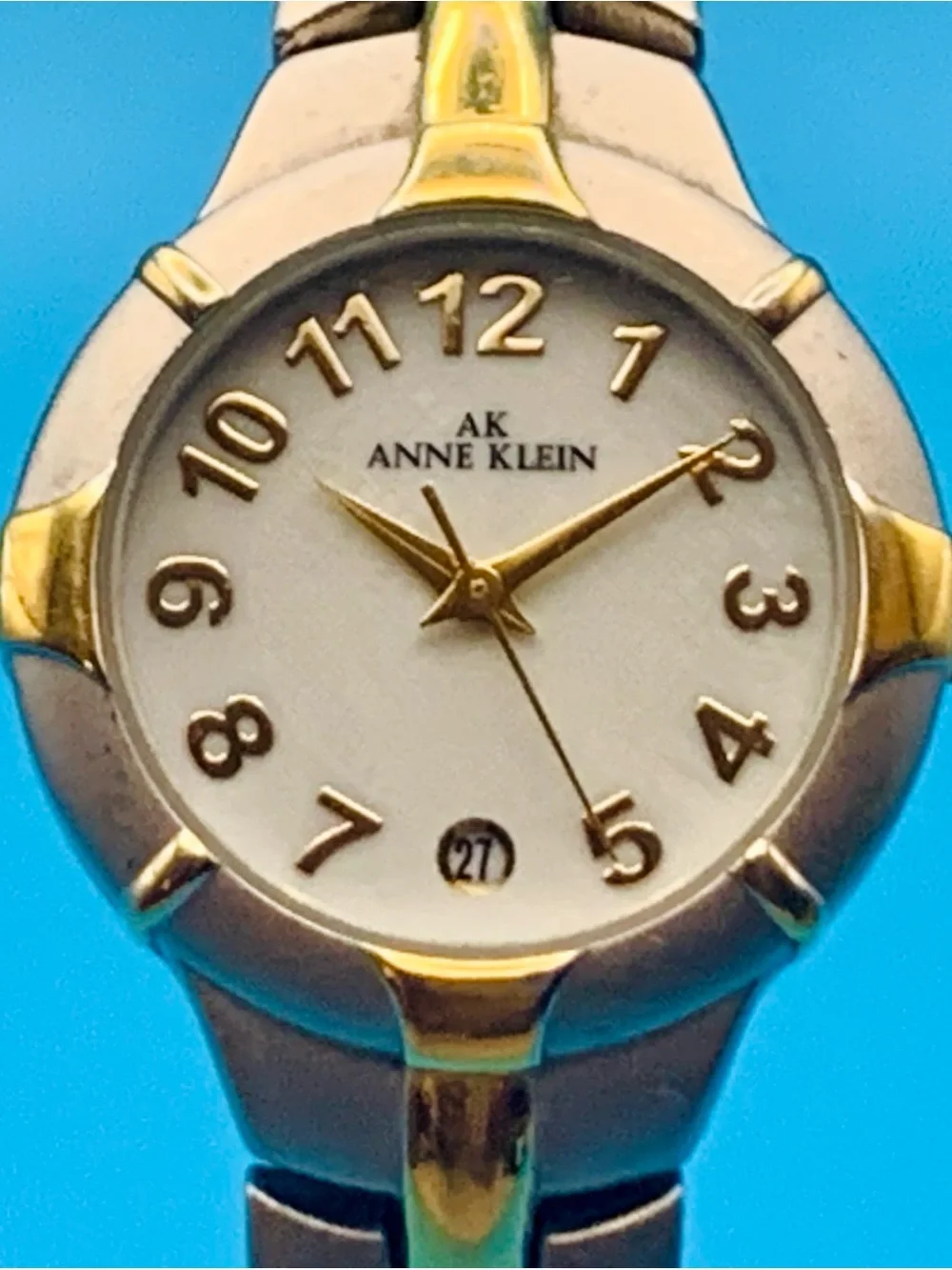 ANNE KLEIN 10/8471 Women’s Dress Quartz Wristwatch Date Display Working New Batt